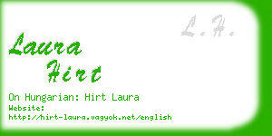 laura hirt business card
